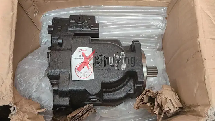 Log 9. Sauer Danfoss FRR074 FRR090 hydraulic piston variable pumps Exported to India(pics1)